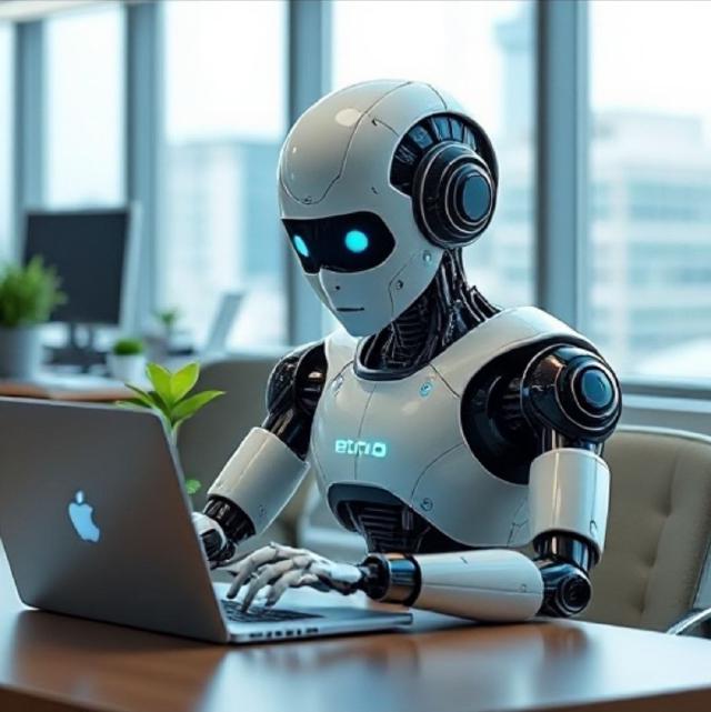 Задумавшийся робот